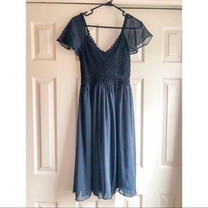 Free People Blue Dress